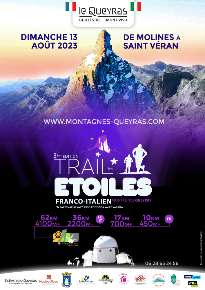 affiche trail des etoiles 2023